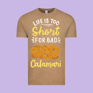 Calamari Squid Seafood Vintage Tee Designed By Minhpixels