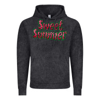 Vintage Black sweet summer watermelon Vintage Hoodie - NancyCooperArtShop