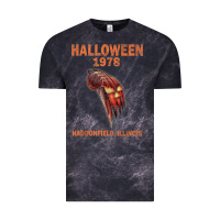 Cloud Black Halloween 1978 Holiday Spooky Myers Pumpkin Haddonfield Vintage Tee - minhPixels