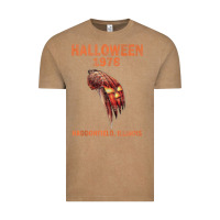 Vintage Coffee Halloween 1978 Holiday Spooky Myers Pumpkin Haddonfield Vintage Tee - minhPixels