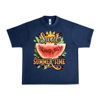 Navy sweet summer time watermelon Urban Heavy Tee - NancyCooperArtShop
