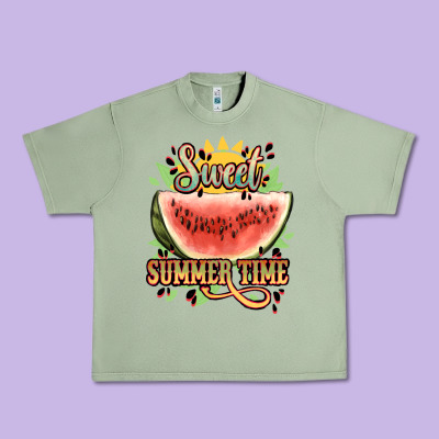 Sweet Summer Time Watermelon Urban Heavy Tee Designed By Nancycooperartshop