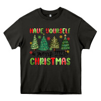 Asphalt have yourself a merry little christmas Heavy Core Tee - MaliasSmallBusiness
