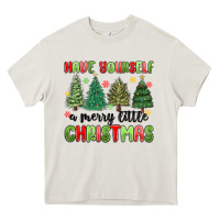 Cream have yourself a merry little christmas Heavy Core Tee - MaliasSmallBusiness