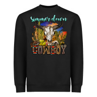 Black simmer down cowboy Heavyweight Sweatshirt - OliviaCreatesArt