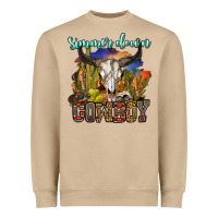 Mushroom simmer down cowboy Heavyweight Sweatshirt - OliviaCreatesArt