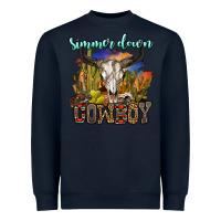 Navy simmer down cowboy Heavyweight Sweatshirt - OliviaCreatesArt