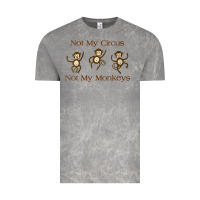 Cloud Rock Womens Not My Circus Not My Monkeys Gifts - Funny Political Novelty V- Vintage Tee - minhPixels