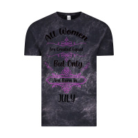 Cloud Black all women are created equal but only the smartest are born in july bla Vintage Tee - Bettercallsaul
