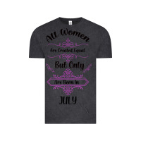 Vintage Black all women are created equal but only the smartest are born in july bla Vintage Tee - Bettercallsaul