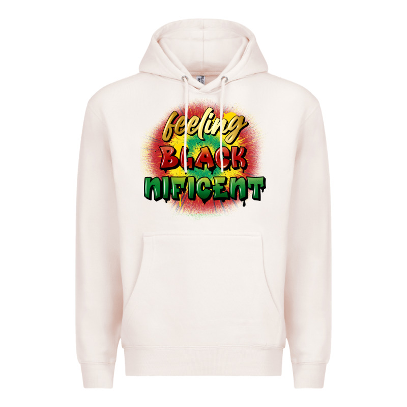 Feeling Blacknificent Premium Hoodie by FaDigitalArtStudio | Teevron