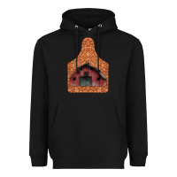 Black Barn Earning Heavyweight Hoodie - CowhideDigitalArt