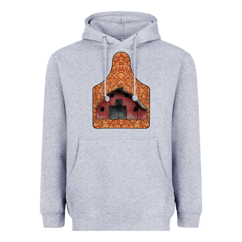 Barn Earning Heavyweight Hoodie by CowhideDigitalArt | Teevron