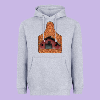 Barn Earning Heavyweight Hoodie Designed By Cowhidedigitalart