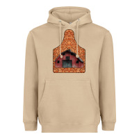 Mushroom Barn Earning Heavyweight Hoodie - CowhideDigitalArt