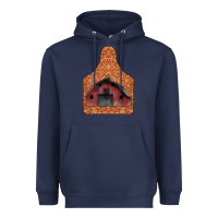 Navy Barn Earning Heavyweight Hoodie - CowhideDigitalArt