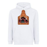 White Barn Earning Heavyweight Hoodie - CowhideDigitalArt