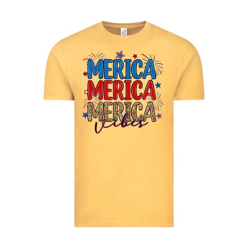 Merica Merica Merica Vibes Vintage Tee by RanaPortraitStore | Teevron
