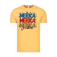Vintage Mustard merica merica merica vibes Vintage Tee - RanaPortraitStore