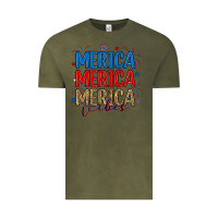 Vintage Olive merica merica merica vibes Vintage Tee - RanaPortraitStore