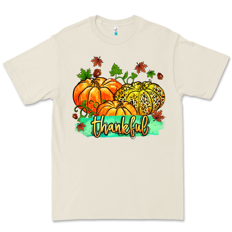 Thankful Pumpkins With Glitter Premium Tee by MaliasSmallBusiness | Teevron
