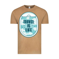 Vintage Camel Travel Is Life Funny Traveling Gift Vintage Tee - minhPixels