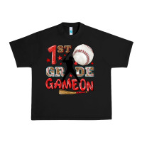 Black back to school 1st baseball game on Urban Heavy Tee - NancyCooperArtShop