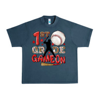 Midnight Navy back to school 1st baseball game on Urban Heavy Tee - NancyCooperArtShop