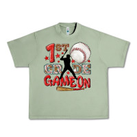 Oil Green back to school 1st baseball game on Urban Heavy Tee - NancyCooperArtShop