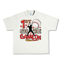 Pistachio back to school 1st baseball game on Urban Heavy Tee - NancyCooperArtShop