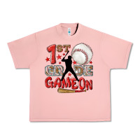 Salmon back to school 1st baseball game on Urban Heavy Tee - NancyCooperArtShop