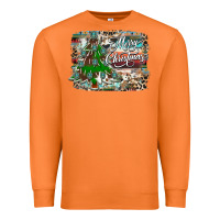 Carrot merry Christmas tree western Premium Sweatshirt - CowhideDigitalArt