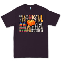 Plum Thankful Mama Premium Tee - MaliasSmallBusiness