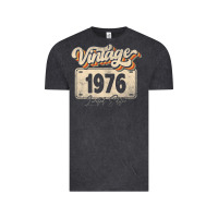 Vintage Black 46 Year Old Vintage 1976 Men Women 46th Birthday Decor Vintage Tee - minhPixels
