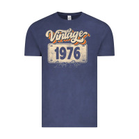 Vintage Denim 46 Year Old Vintage 1976 Men Women 46th Birthday Decor Vintage Tee - minhPixels