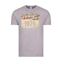 Vintage Zinc 46 Year Old Vintage 1976 Men Women 46th Birthday Decor Vintage Tee - minhPixels