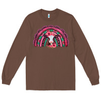 Chestnut valentines day pink gemstones baby calf rainbow Long Sleeve Tee - Jasminsmagicworld