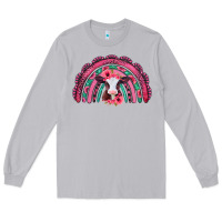 Moon Dust valentines day pink gemstones baby calf rainbow Long Sleeve Tee - Jasminsmagicworld