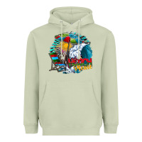 Matcha beach please Heavyweight Hoodie - CowhideDigitalArt