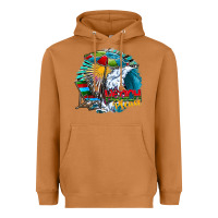 Meerkat beach please Heavyweight Hoodie - CowhideDigitalArt