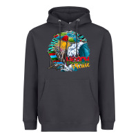 Smoke beach please Heavyweight Hoodie - CowhideDigitalArt
