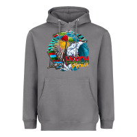 Storm beach please Heavyweight Hoodie - CowhideDigitalArt