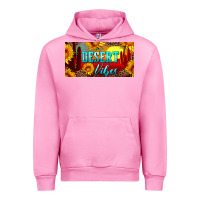 Fuchsia Pink desert vibes license plate Urban Hoodie - Artiststas