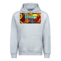 Heather Grey desert vibes license plate Urban Hoodie - Artiststas