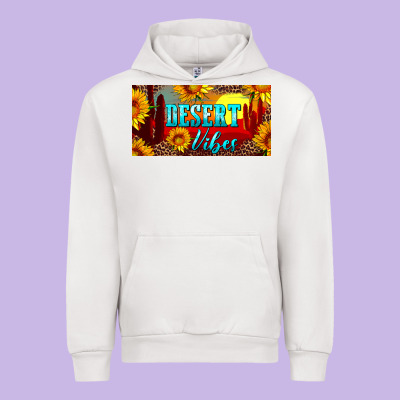 Desert Vibes License Plate Urban Hoodie Designed By Artiststas