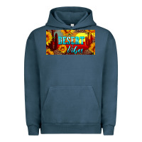 Pigment Midnight Navy desert vibes license plate Urban Hoodie - Artiststas