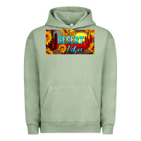 Pigment Oil Green desert vibes license plate Urban Hoodie - Artiststas