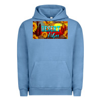 Pigment Pebble Blue desert vibes license plate Urban Hoodie - Artiststas