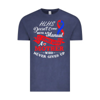 Vintage Denim Hlhs Awareness Support Shirt Awesome Gift For Awesome Family Vintage Tee - minhPixels