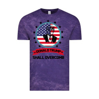 Cloud Purple DONALD TRUMP 2016 WE SHALL OVERCOMB Vintage Tee - Bettercallsaul